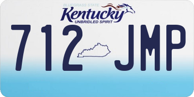 KY license plate 712JMP