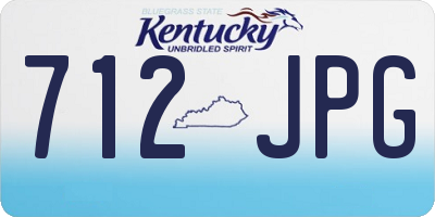 KY license plate 712JPG