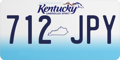 KY license plate 712JPY