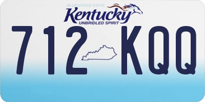KY license plate 712KQQ