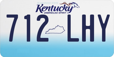 KY license plate 712LHY