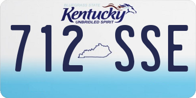 KY license plate 712SSE