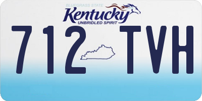 KY license plate 712TVH