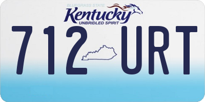 KY license plate 712URT