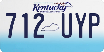 KY license plate 712UYP