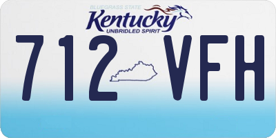KY license plate 712VFH