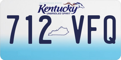 KY license plate 712VFQ