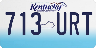 KY license plate 713URT