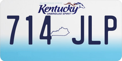 KY license plate 714JLP