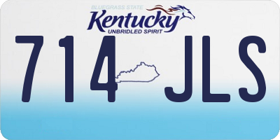 KY license plate 714JLS
