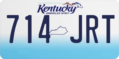 KY license plate 714JRT