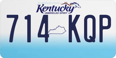KY license plate 714KQP