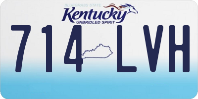 KY license plate 714LVH