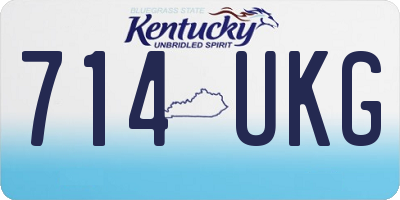 KY license plate 714UKG
