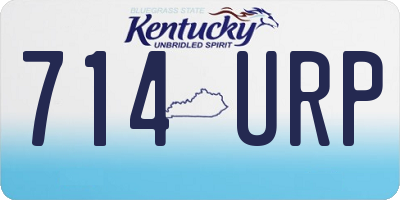 KY license plate 714URP