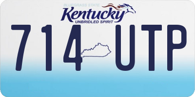 KY license plate 714UTP
