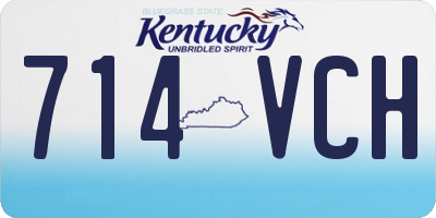 KY license plate 714VCH