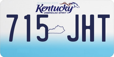 KY license plate 715JHT