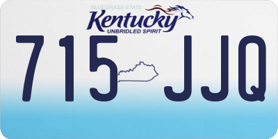 KY license plate 715JJQ