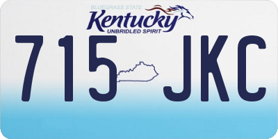KY license plate 715JKC