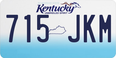 KY license plate 715JKM