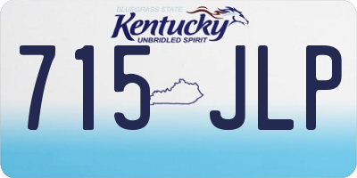 KY license plate 715JLP