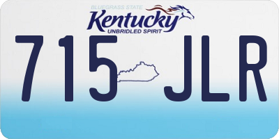 KY license plate 715JLR