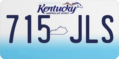 KY license plate 715JLS