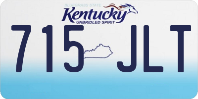 KY license plate 715JLT