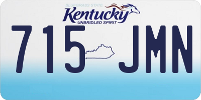 KY license plate 715JMN
