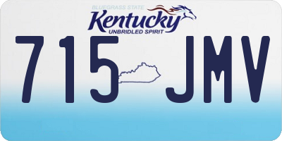 KY license plate 715JMV