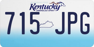 KY license plate 715JPG