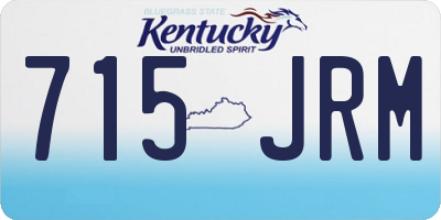 KY license plate 715JRM