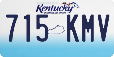 KY license plate 715KMV