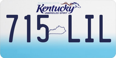 KY license plate 715LIL