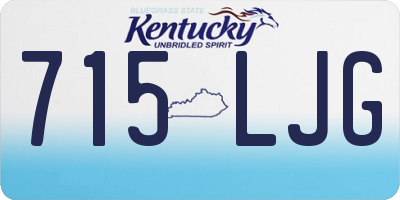 KY license plate 715LJG