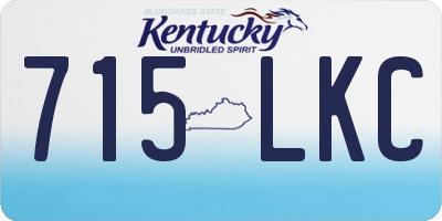 KY license plate 715LKC