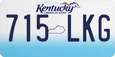 KY license plate 715LKG