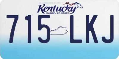 KY license plate 715LKJ
