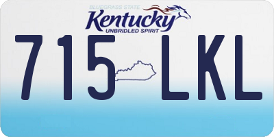 KY license plate 715LKL