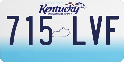 KY license plate 715LVF