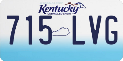 KY license plate 715LVG
