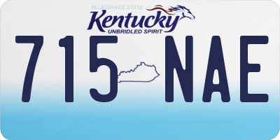 KY license plate 715NAE