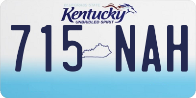 KY license plate 715NAH