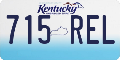 KY license plate 715REL