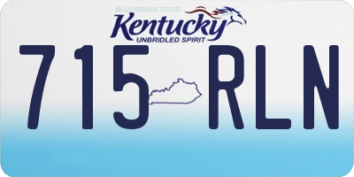 KY license plate 715RLN