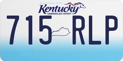 KY license plate 715RLP