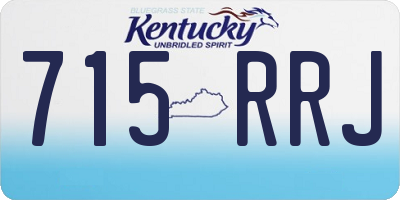 KY license plate 715RRJ