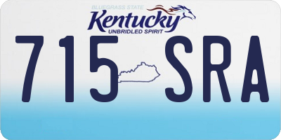 KY license plate 715SRA