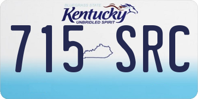 KY license plate 715SRC